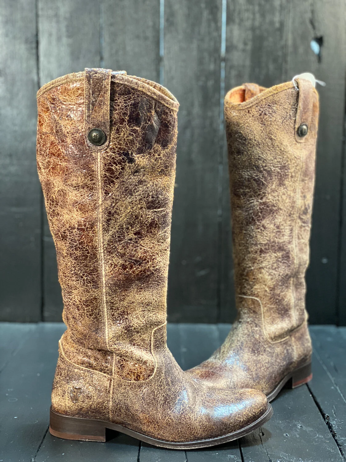 Womens US 6 Frye Boots FauxyFurr Vintage Handmade
